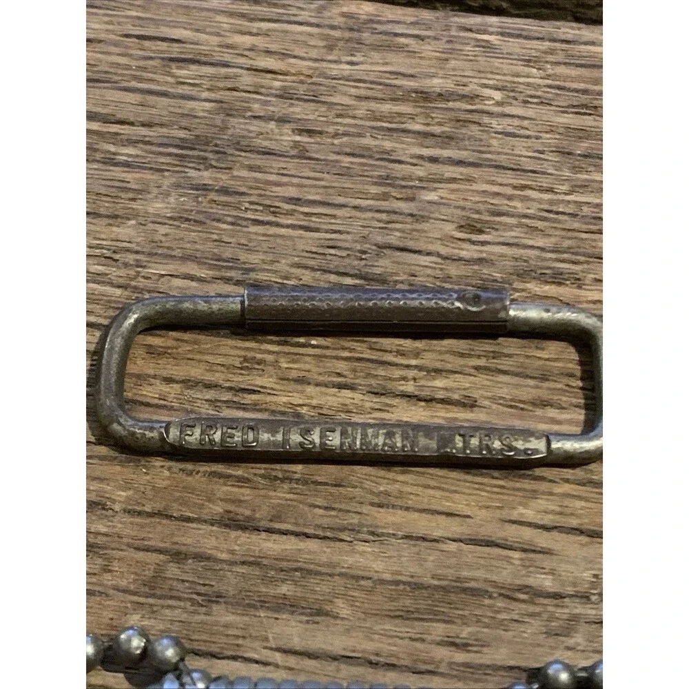 Vintage Quick Separation Keychain & Fred Isenman Motors Key Chain